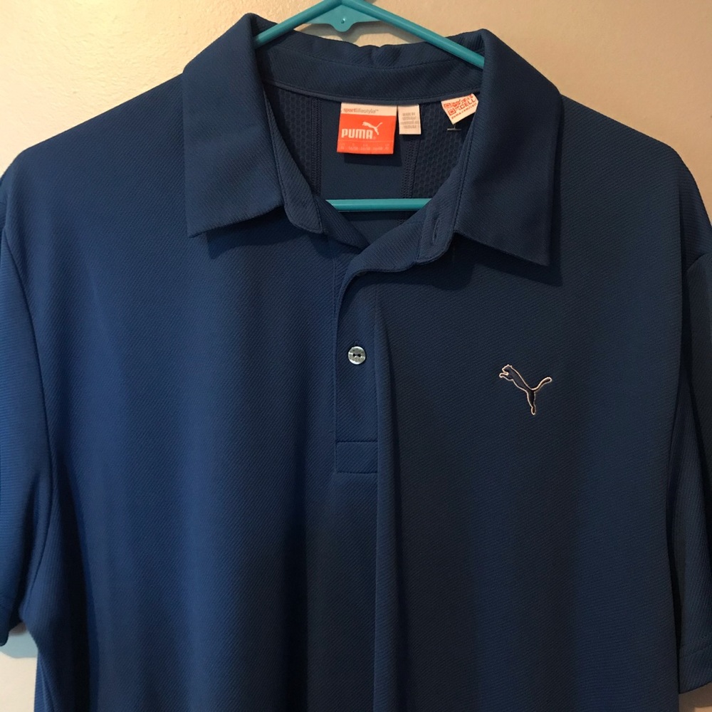 Puma Golf Polo Shirt Men’s XL Blue